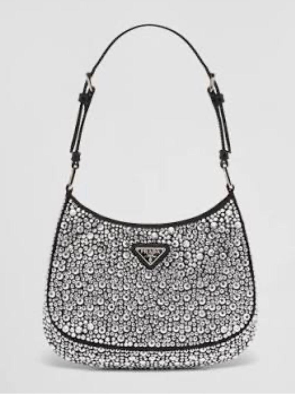 Prada crystal embellished Cleo bag
